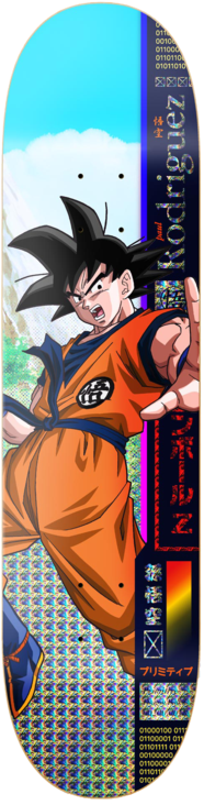 Paul Rodriguez Goku Deck - Primitive X Dragon Ball Z Decks (800x800), Png Download