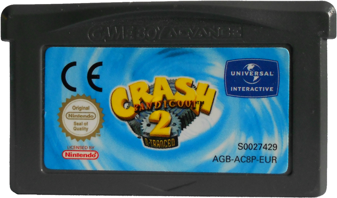 Crash Bandicoot 2 N-traced Game Cartridge - Crash Bandicoot 2: N-tranced (2000x1500), Png Download