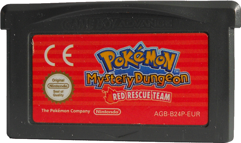 Pokemon Mystery Dungeon Red Rescue Team Game Cartridge - Wallet (1502x1127), Png Download