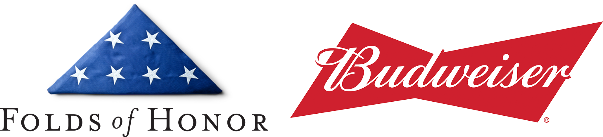 Folds Budweiser - Budweiser Folds Of Honor (2160x720), Png Download