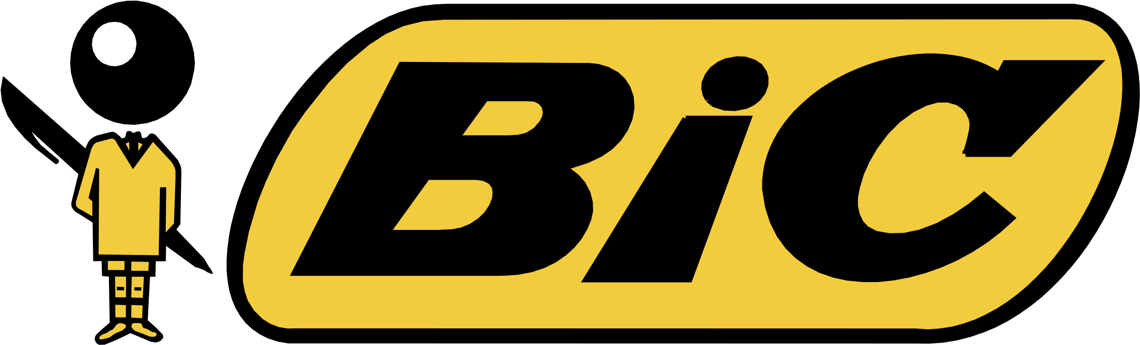 Budweiser Draft Clip Art At Clker - Bic Logo Png (2400x2400), Png Download