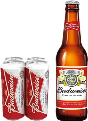 American Beer - Budweiser Beer - 6 Count, 12 Fl Oz Cans (750x422), Png Download