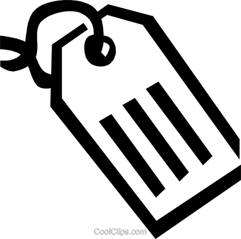 Sales Tag Royalty Free Vector Clip Art Illustration - Price Tag (480x477), Png Download
