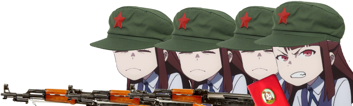 396kib, 1269x597, Akko Red Guard Communist - /pol/ (1269x597), Png Download