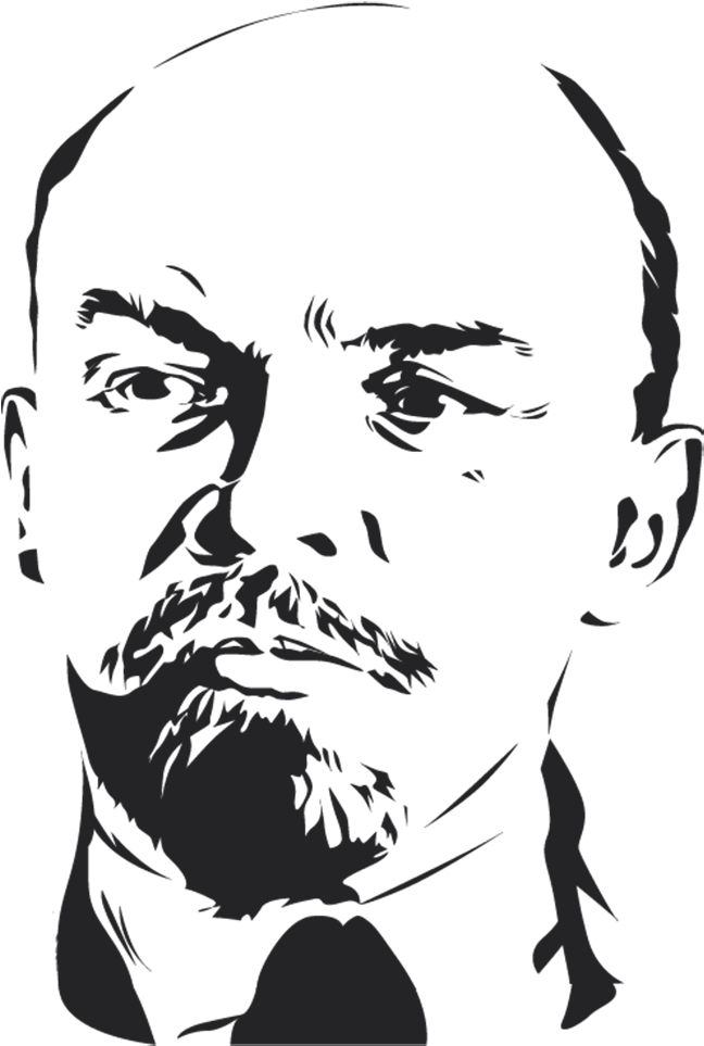 Ленин рисунок простой