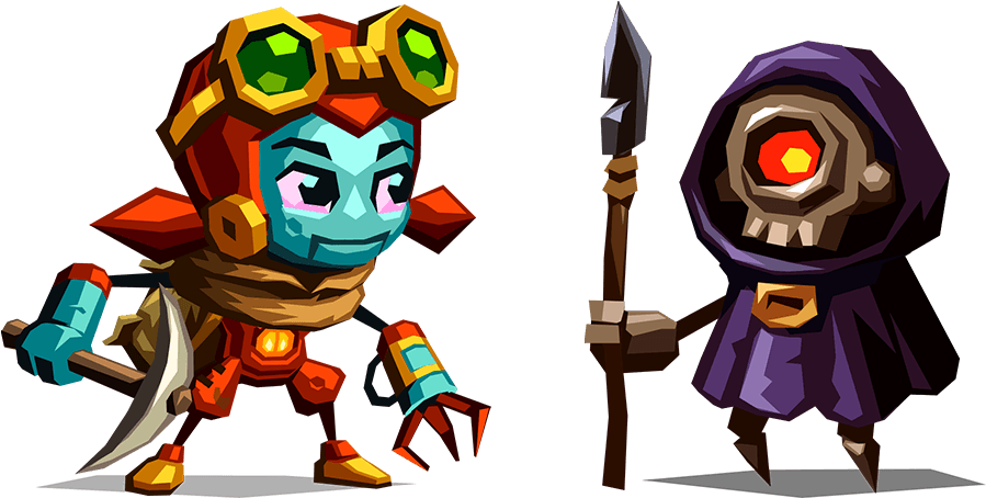 Prev - Steamworld Dig Dorothy (1000x500), Png Download