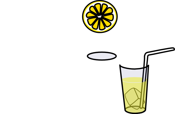 Lemonade Clip Art (600x392), Png Download
