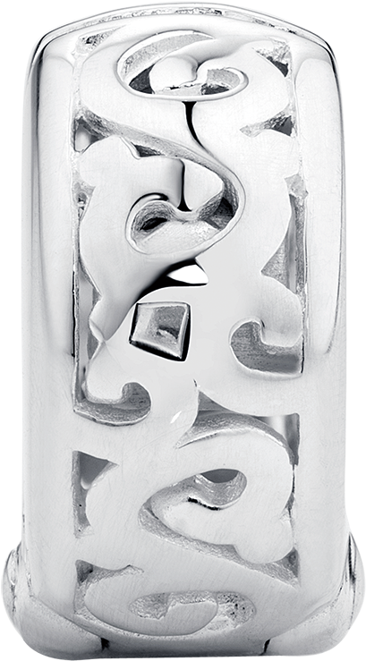 Sterling Silver Swirl Stopper - Mobile Phone (1000x1000), Png Download