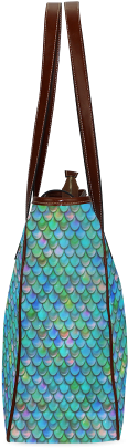 Mermaid Scales Classic Tote Bag Video - Tote Bag (500x500), Png Download