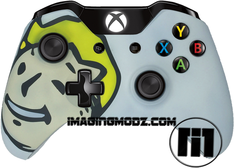 Fallout Limited Edition Xbox One Controller - Microsoft Xbox One Limited Edition Titanfall Controller (463x346), Png Download