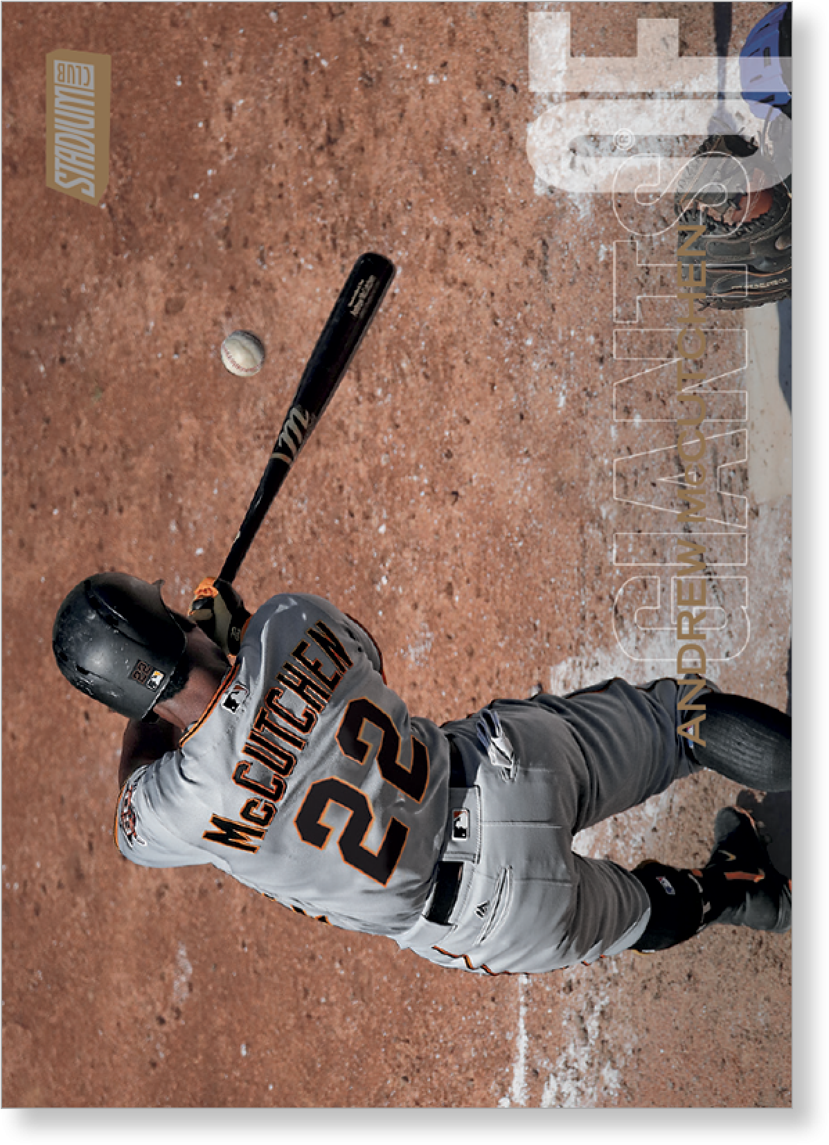 2018 Topps Baseball Stadium Club Andrew Mccutchen Base - Stickball (2000x2000), Png Download