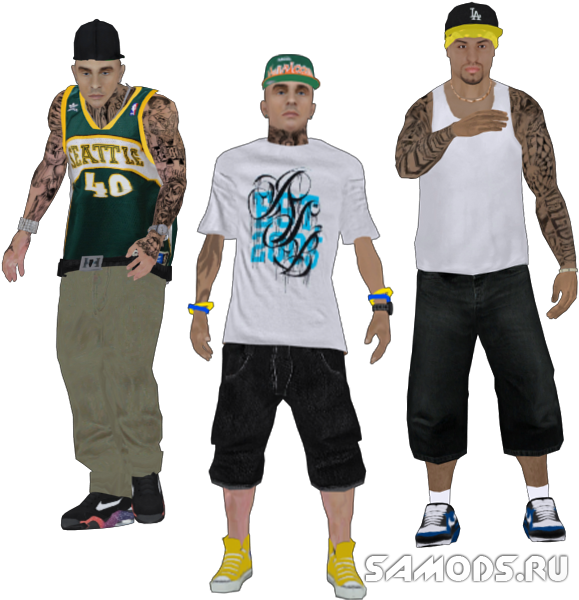 Yannyy - Los Santos Vagos (636x620), Png Download