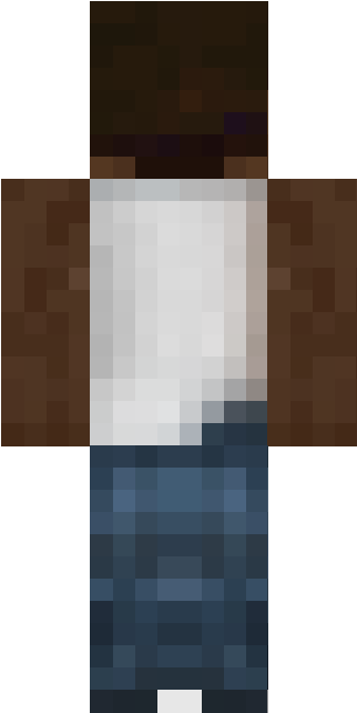 Minecraft Gta San Andreas Skin (321x651), Png Download