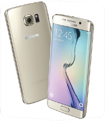 Galaxy Note 10 1 - Samsung Galaxy S6 Edge (350x400), Png Download