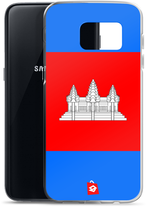 Samsung Galaxy Phone Cases - 3ft X 2ft Small Cambodia Flag (1000x1000), Png Download