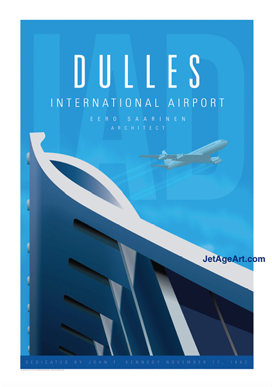 Washington Dc Dulles Airport Iad Poster (766x766), Png Download