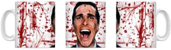 American Psycho, Patrick Bateman/christian Bale Mug - Sports Collectibles Christian Bale American Psycho (610x610), Png Download