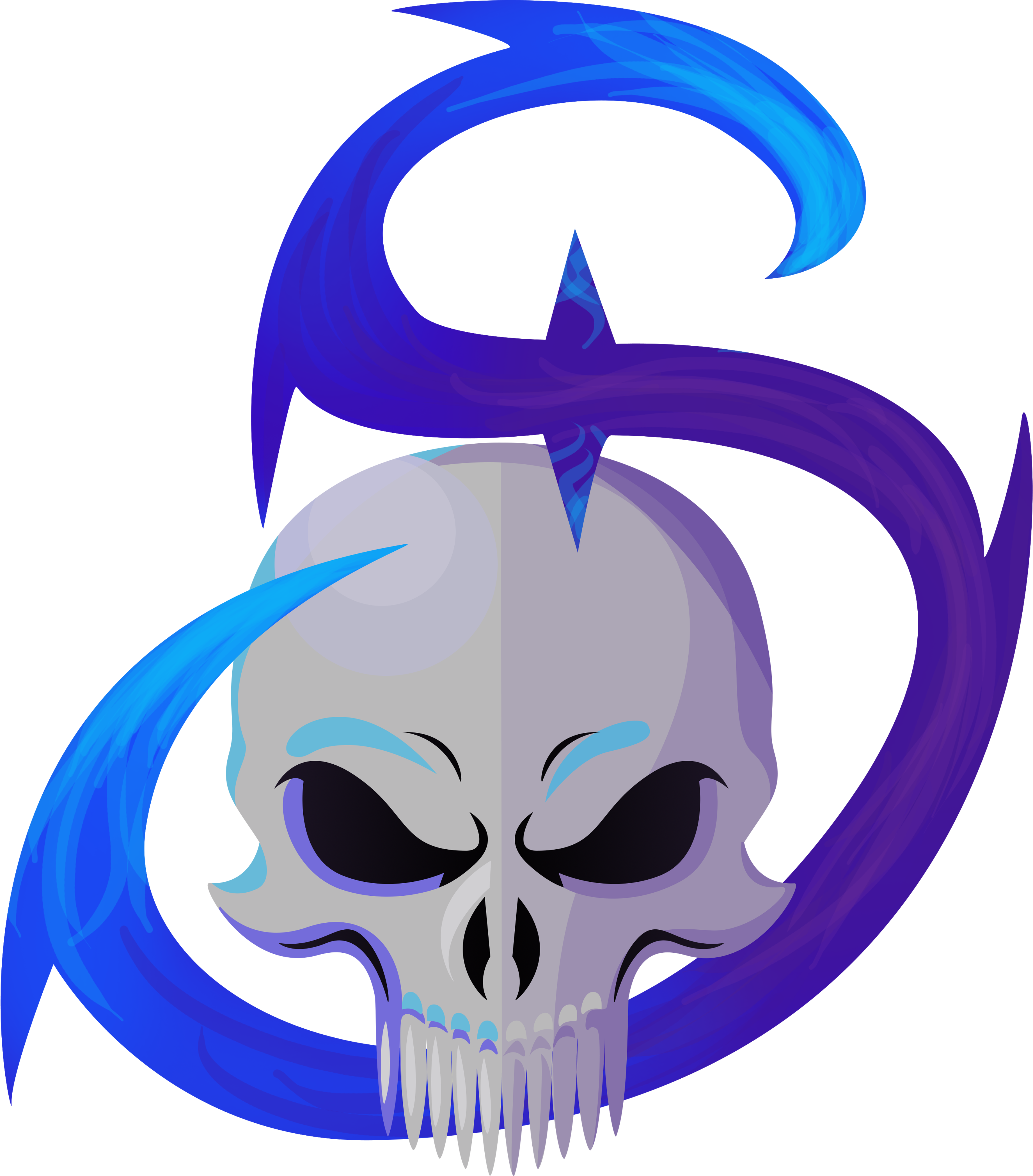 Skull Art Online - Skull (4200x4800), Png Download