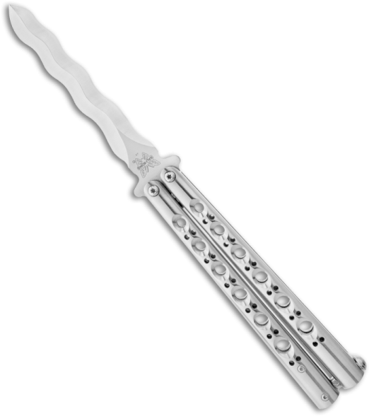 Benchmade Rare Balisong 49 03 Kris Milled Ss - Benchmade (533x600), Png Download