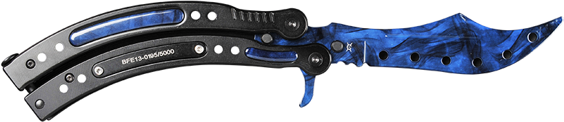 Butterfly Elite Black Pearl - Butterfly Knife (1200x800), Png Download