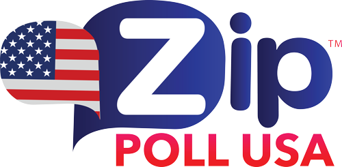 Zip Poll Usa - Usa Flag (500x245), Png Download
