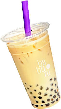 Bubble Tea Bwah <3 - Bubble Tea Peach (266x461), Png Download
