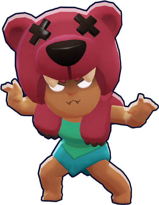 3d Nita - Nita Brawl Stars (522x671), Png Download