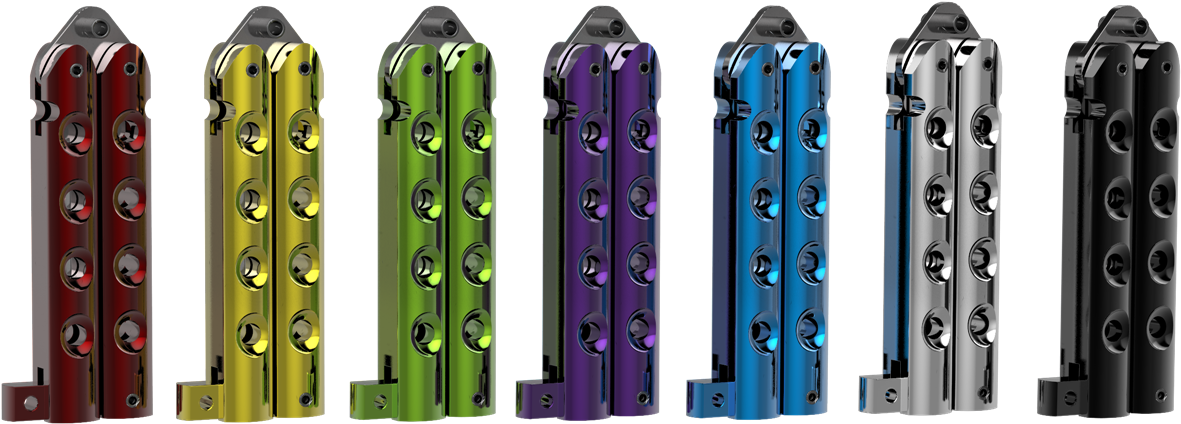 Butterfly Knife Style House Keys - Glockenspiel (680x265), Png Download