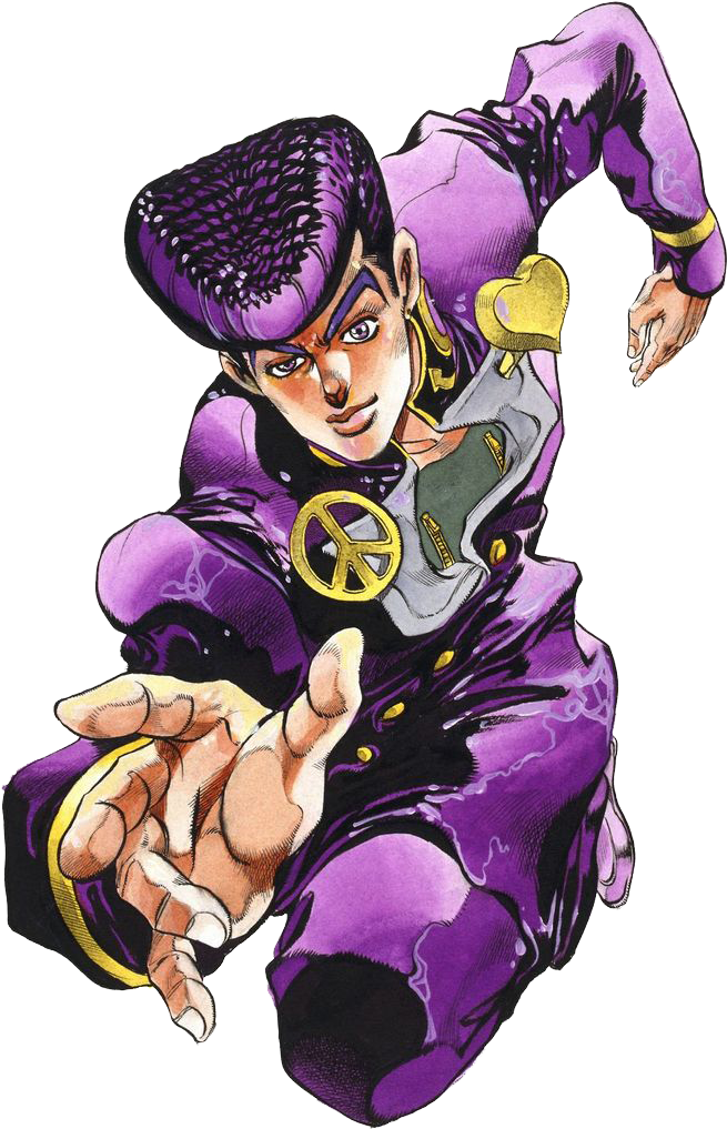 Josuke Higashikata - Jojo's Bizarre Adventure (736x1078), Png Download