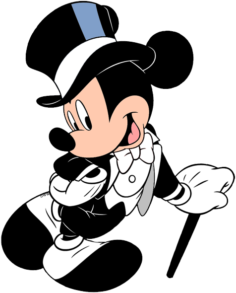 All Your Favorite Cartoon Stars Are Here - Mickey In A Tuxedo (476x590), Png Download