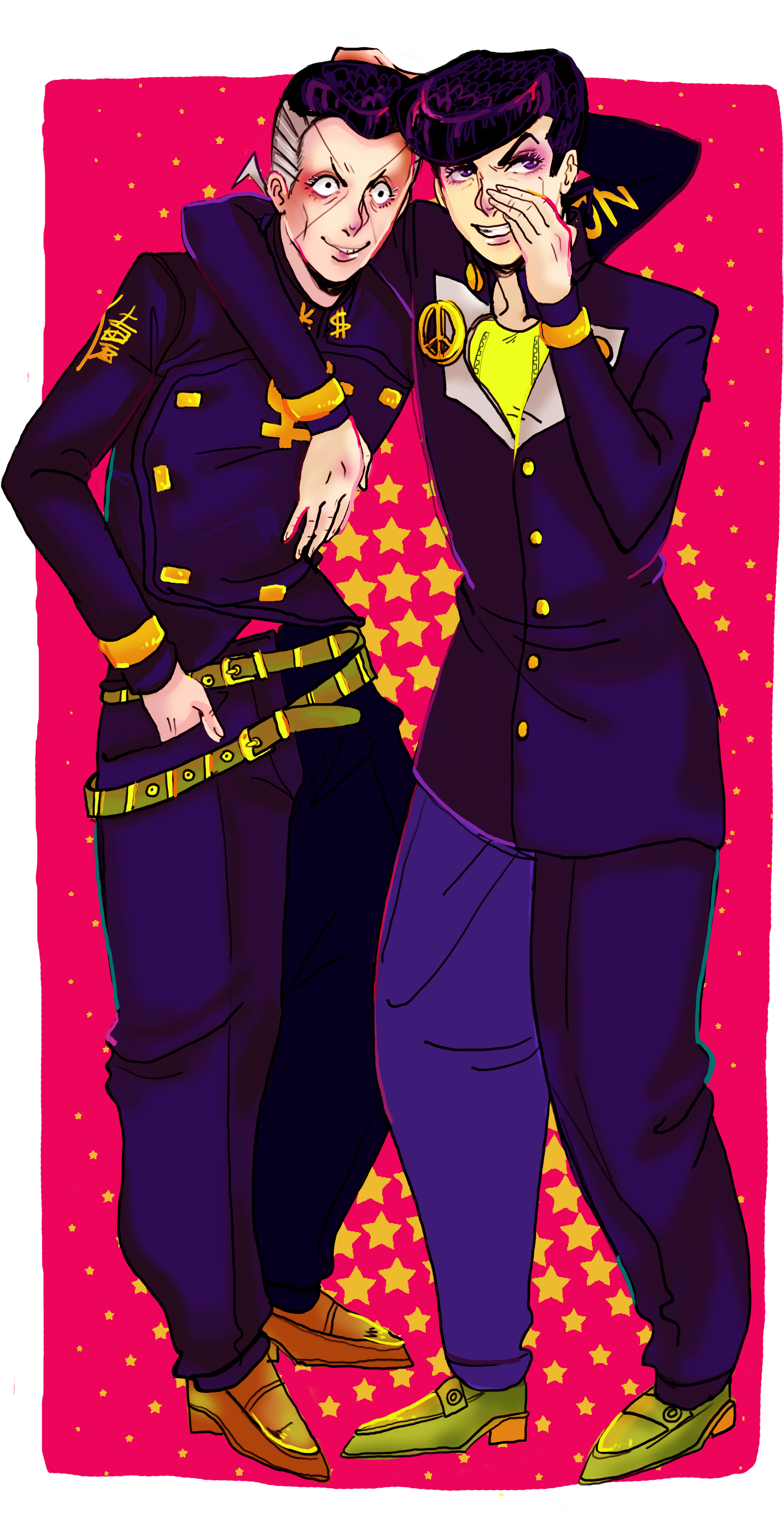 Josukeokuyasu6astars Original - Okuyasu Nijimura (2474x3860), Png Download