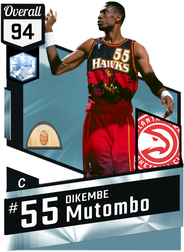 Bill Russell, Dikembe Mutombo, Dennis Rodman, Hakeem - Stephen Curry 99 Ovrl (650x950), Png Download