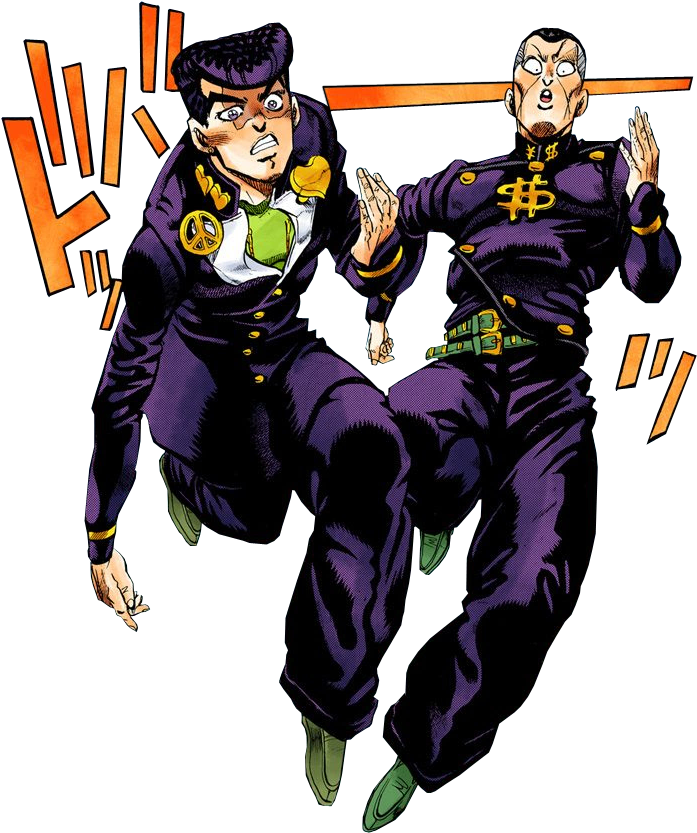 Picture - Josuke And Okuyasu Png (778x894), Png Download