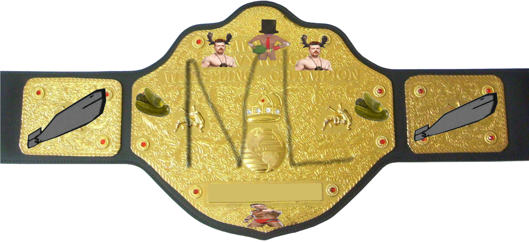 Wcw World Heavyweight Championship Pngwcw World Heavyweight - Wrestling Belt (1280x630), Png Download