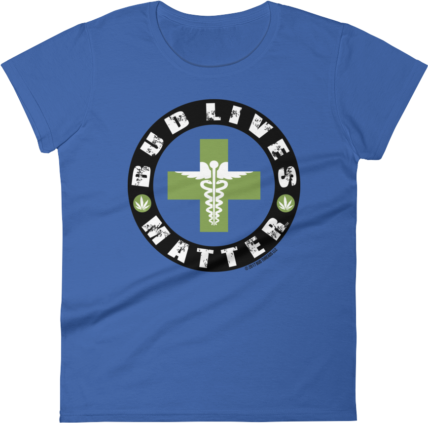 Bud Lives Matter Circle Green Med Cross Women's Short - Score (women's) (1000x1000), Png Download