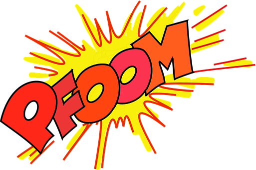 Explosion Noise Fulmination Loud Sound Bur - Onomatopoeia Clip Art (513x340), Png Download