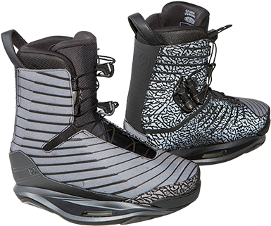 2018 Ronix One Boot Flash Black Closed Toe Wakeboard - 2018 Ronix One Flash Black Boot Eu 47-48/us 13-14 (600x600), Png Download