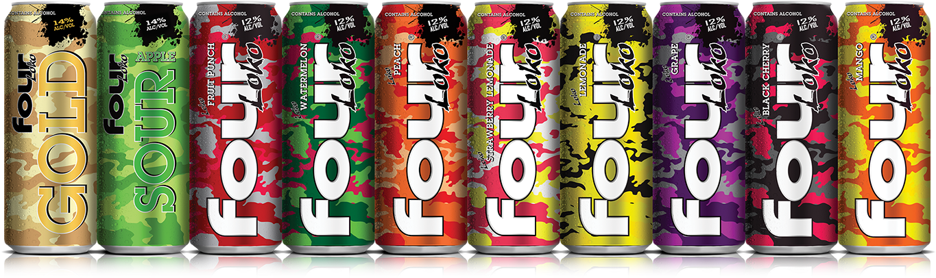 Four Loko Bold Series Is A New Line Of Four Loko For - All Four Loko Flavors (1400x418), Png Download