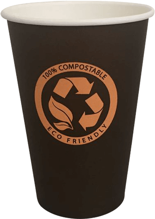 Compostable Vending Paper Cups - Cup (320x450), Png Download