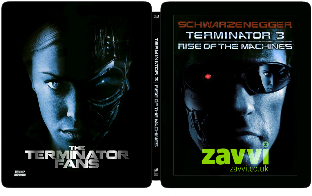 Http - //www - Theterminatorfans - Com/terminator 3 - Terminator 3 Rise Of The Machines Steelbook (1200x773), Png Download