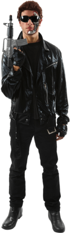 The Terminator - Terminator 1984 Full Costume (303x480), Png Download