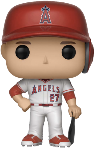 Vinyl Mlb Los Angeles Angels - Mike Trout Funko Pop (541x541), Png Download