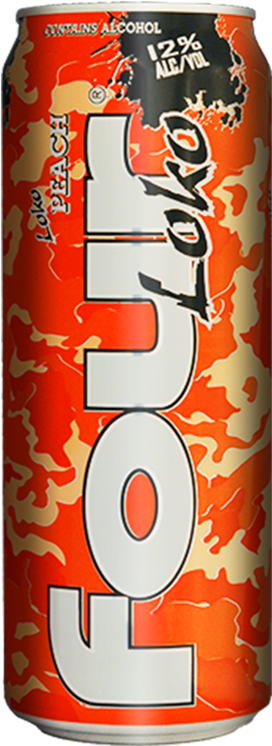 一罐装美国进口four Loko四洛克水蜜桃味鸡尾酒果味派对 - Four Loko Malt Beverage, Watermelon - 23.5 Fl Oz (800x800), Png Download