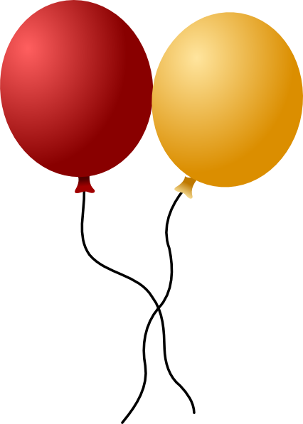 Balloons Clip Art (426x597), Png Download