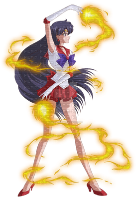 Sailor Moon Crystal Mars - Sailor Moon Crystal Png (300x400), Png Download