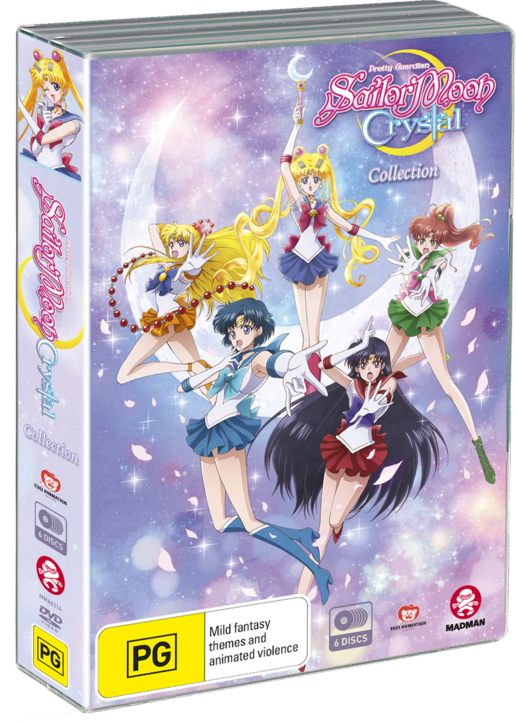 Sailor Moon Crystal Collection - Pg Rating (516x724), Png Download
