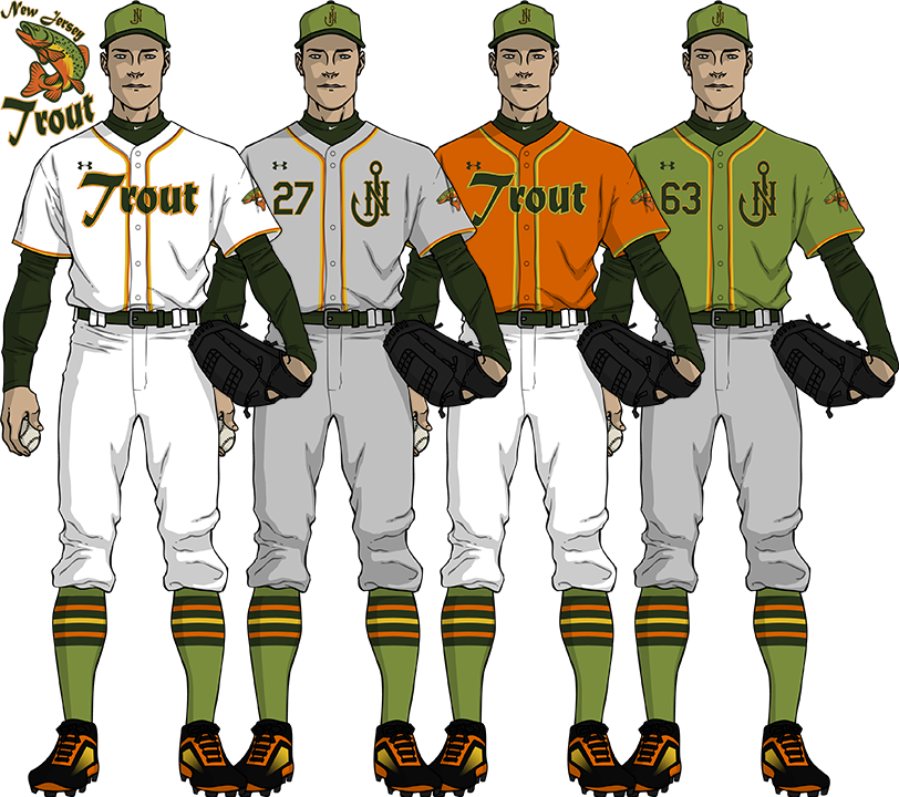 Troutcollage - - Baseball Player (812x720), Png Download