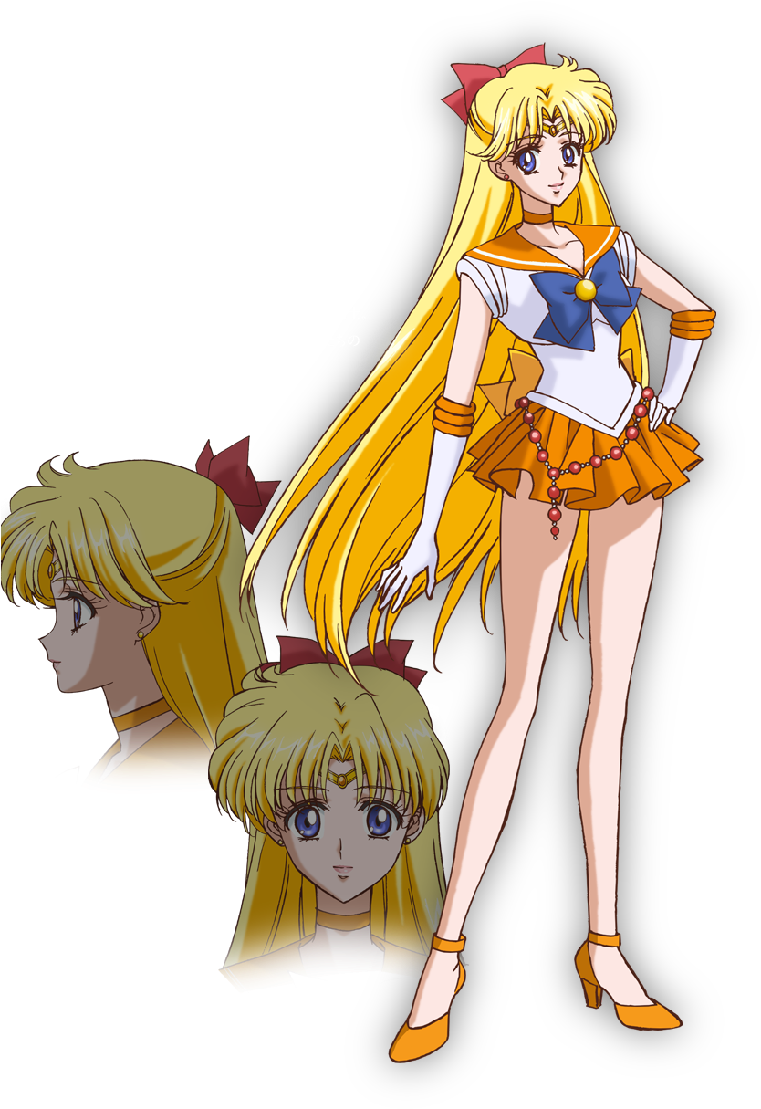 Sailor Moon Sailor Moon Anime Sailor Moon 2014 Sailor - Venus Sailor Moon Characters (500x695), Png Download