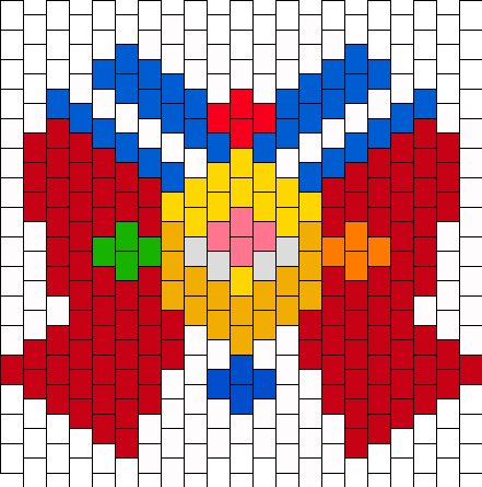 Sailor Moon Crystal Bead Pattern - Sailor Moon Kandi Mask (441x445), Png Download