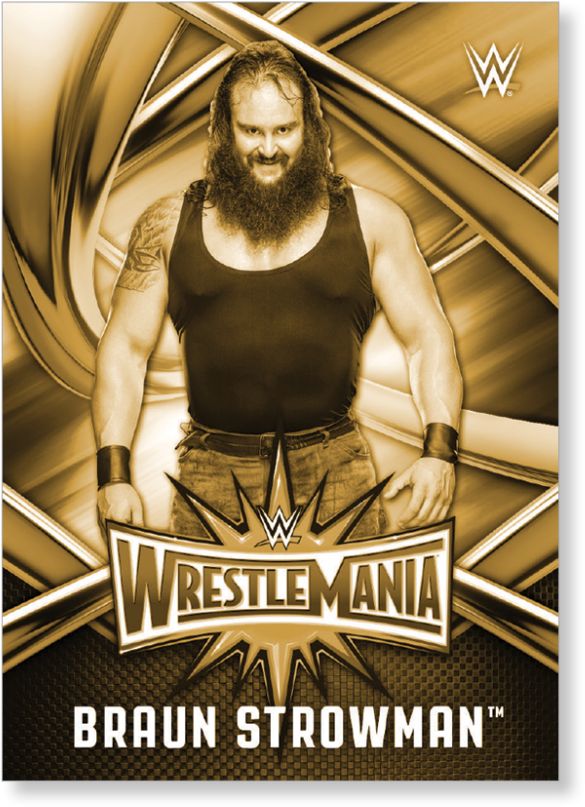 Braun Strowman 2017 Wwe - 2017 Topps Wwe Road To Wrestlemania 8 Hobby Box Case (1440x975), Png Download